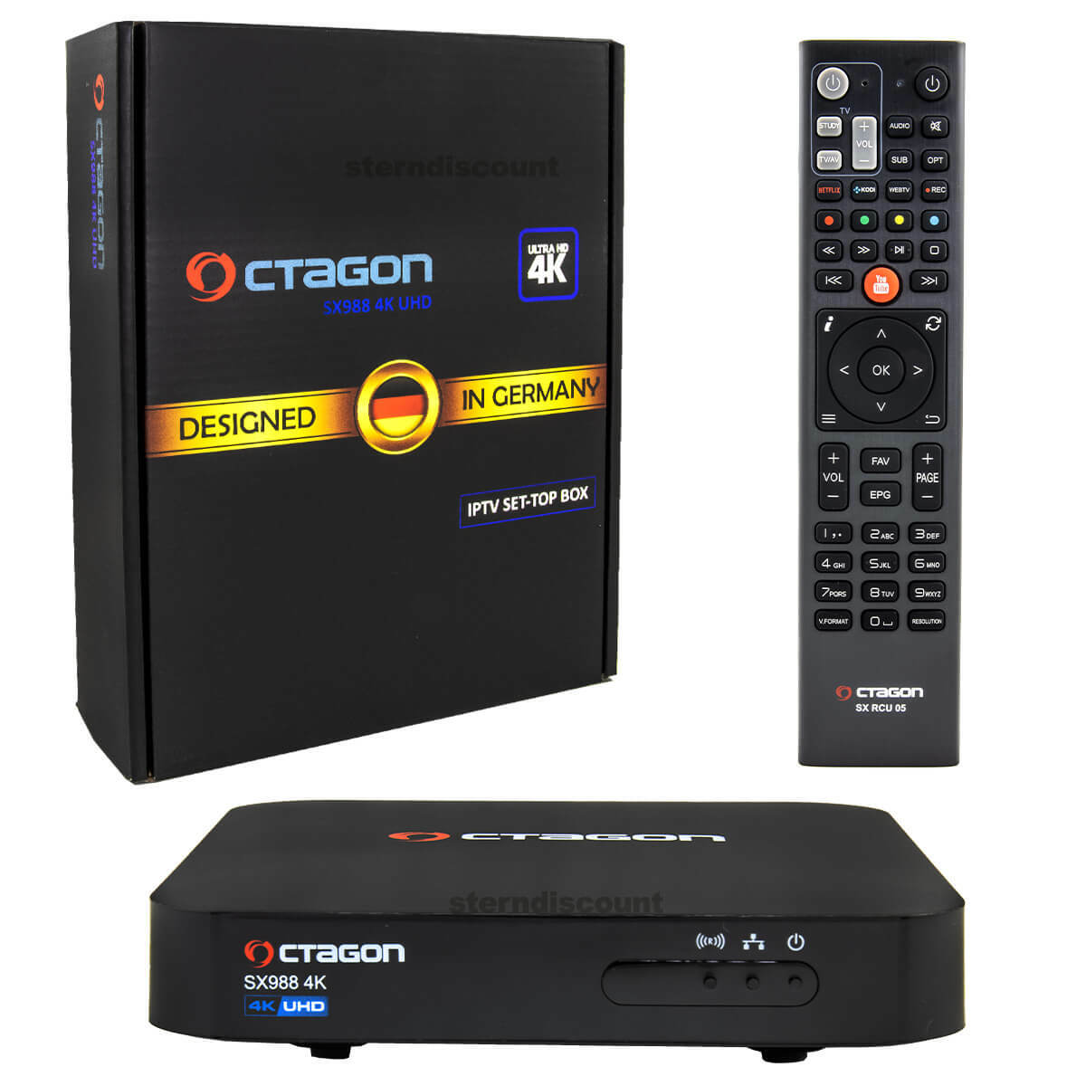 Thumbnail - Octagon Sx988 4k Uhd H.265 Multiboot- Linux E2+os Define Ip-box Lan