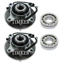 NEW Front and Rear Wheel Bearings & Hubs Kit Timken For Ford F-150 AWD 2008