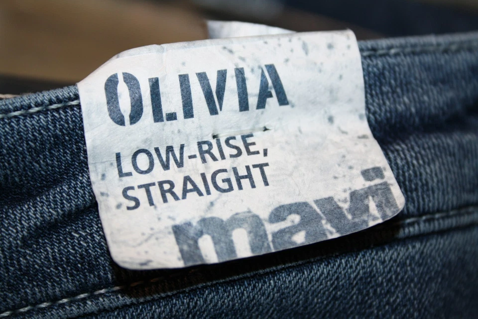 Jeans Mavi Olivia 10189-6621 borde blanco Str piedra azul nuevos Foto 4 de 4