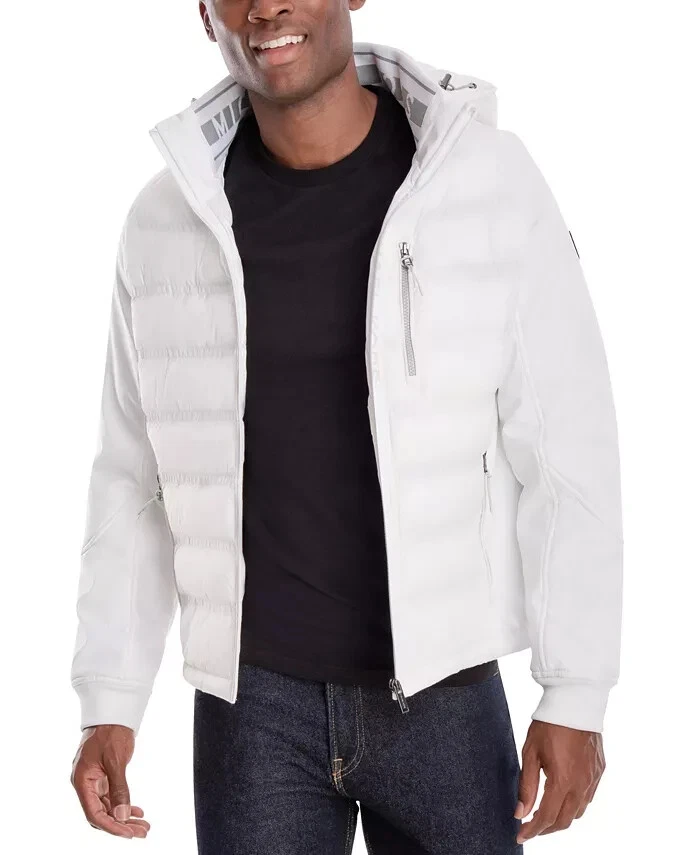Michael kors white 2025 jacket mens