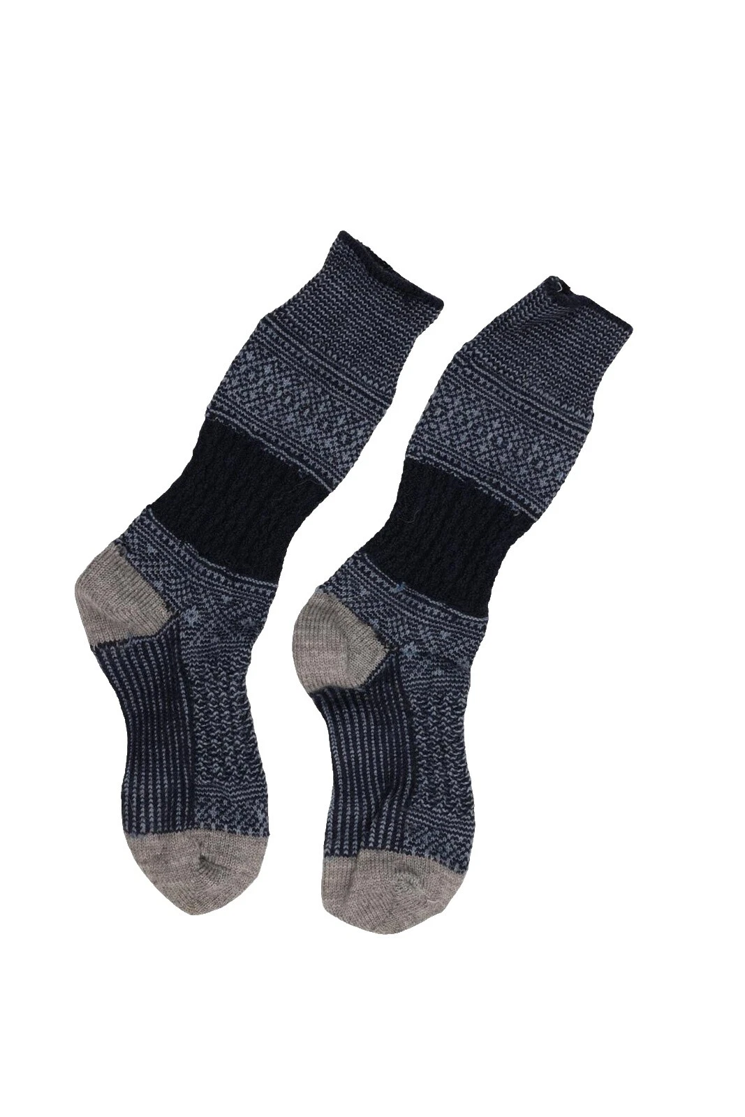 Calcetines de Lana 100% geométrico informal para mujeres