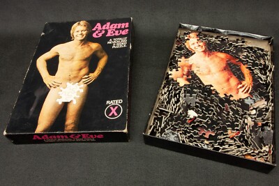1972 Hoi Polloi/Reiss Games 711-400 Adam & Eve Totally Revealing 2-Sided Jigsaw