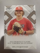 2022 Leaf Perfect Game Classic Dylan Questad Rookie Card RC 2023 Draft Mint