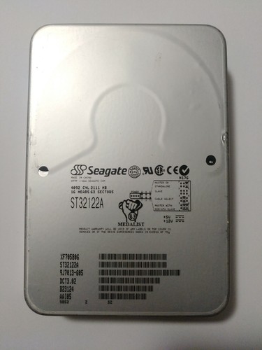 Disque Dur Seagate ST310211A 10GB IDE - Testé OK - Vintage Pour Ordinateur De Bureau