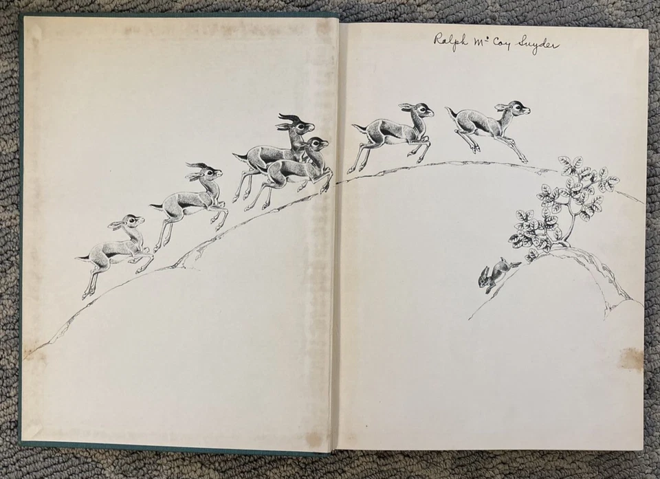ANIMALS OF THE BIBLE Signed by Dorothy Lathrop 1937 First Edition First Printing - Image 2 of 4