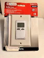 Utilitech 15-Amp Digital Daylight Saving Lighting Timer 7 Settings