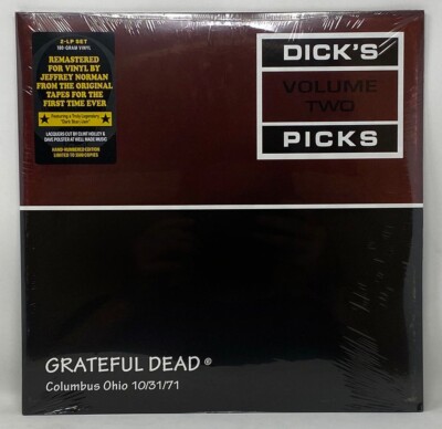 GRATEFUL DEAD Vinyl Dicks Picks Volume 2 10/31/71 Columbus Ohio 2