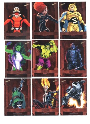 2024 Skybox Marvel Avengers Metal Universe Copper FX High & Low - You Pick