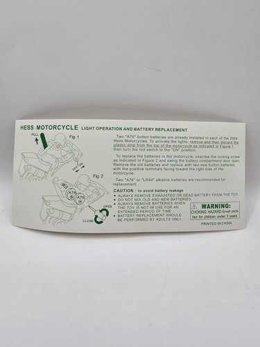 Hess 2004 Sport Utility Vehicle & Motorcycles NEW Working Lights - Picture 7 of 10