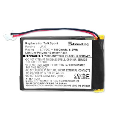 Akku für Pure L37 Digital Pocket DAB1500 Pocketdab 1500 TalkSport