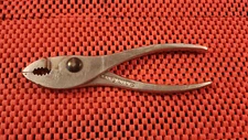 VINTAGE DIAMOND 6" SLIP JOINT PLIERS, MADE IN THE U.S.A.