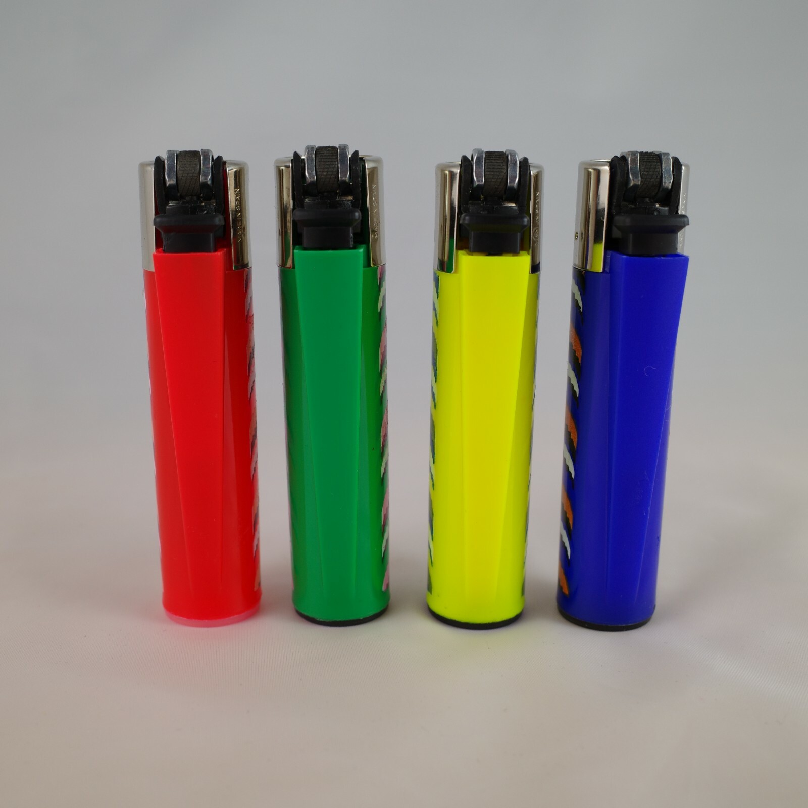 NEW Chevron series - Clipper lighters set of 4 - 420 stoner lighter