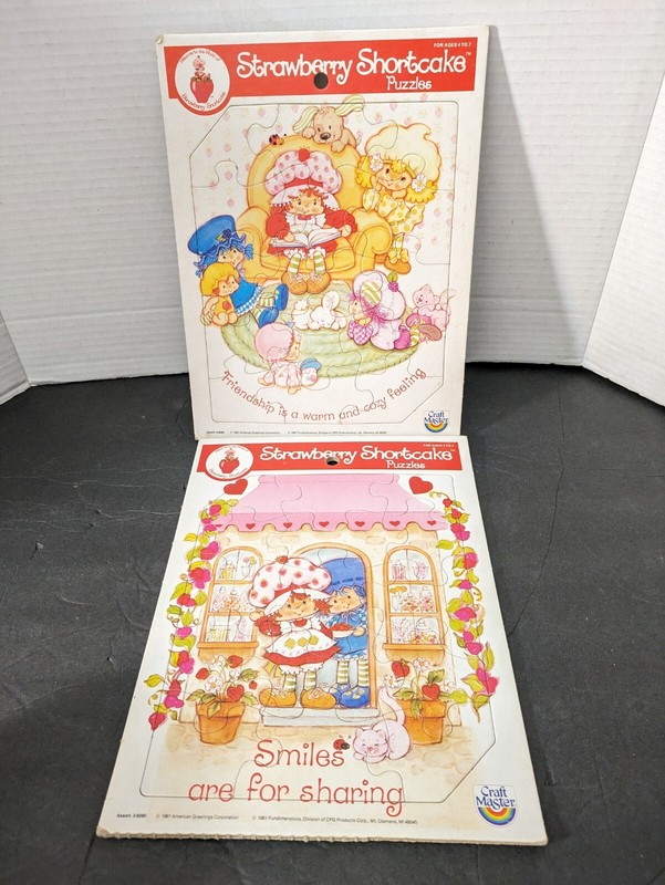 Strawberry Shortcake Vintage Puzzles