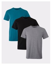 Hanes Originals Men's Moisture Wicking Stretch 3-Pack Cotton T-Shirts - Small