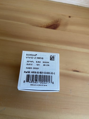 Soraa Vivid 2 LED Bulb MR16 GU5.3 NIB MR16-50-801-12-930-20-2 - Picture 2 of 4
