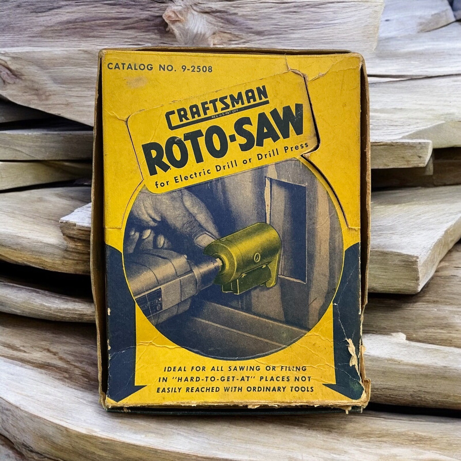 CRAFTSMAN Vintage No. 9-2508 ROTO-SAW Attachment for Electric Drill or Drill Press