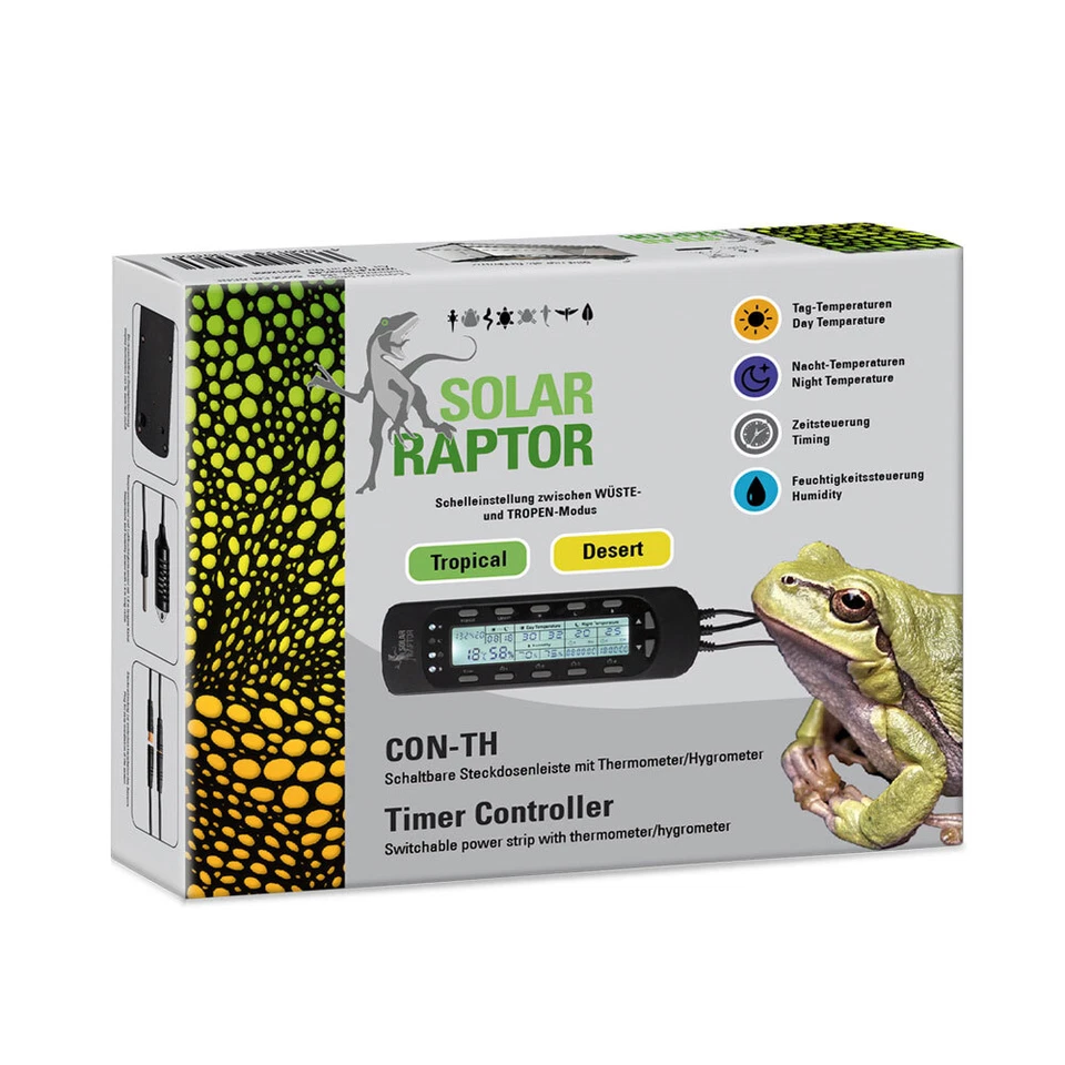SOLAR RAPTOR SolarRaptor Timer Controller Con TH: Ultimative Steuerung für Ihr Terrarium