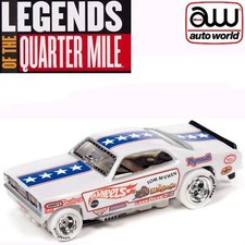 Auto World iWheels Legends of the Quarter Mile Mongoose Plymouth Duster Funny Dr
