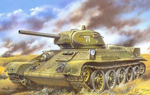 ✰SHIPS FREE/US✰ T-34/76 C & Soviet Red Army Infantry 1/72 Revell/MATCHBOX - Picture 9 of 10