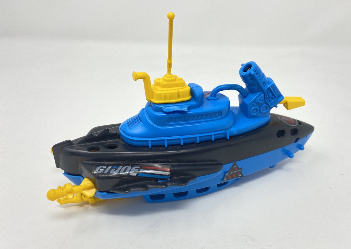 GI Joe 1992 Cobra Barracuda Blue Submarine Mostly Complete