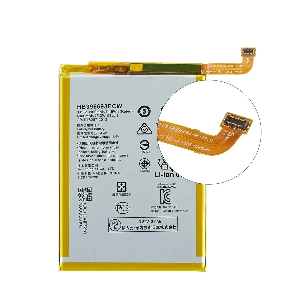 For Huawei Mate 8 NXT-L29 Replacement Battery HB396693ECW Tools - Image 2 of 4