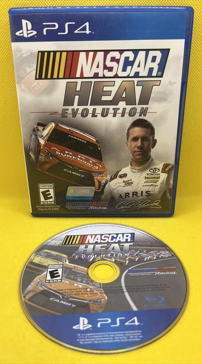 PlayStation4 - PS4 ソフト　北米版 NASCAR Heat Evolution ✈️ NASCAR Heat Evolution (Sony PlayStation 4, 2016, PS4