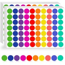 4200 Pcs Colored Dot Stickers 3/4 inch Round Color Coding Labels Circle Stickers