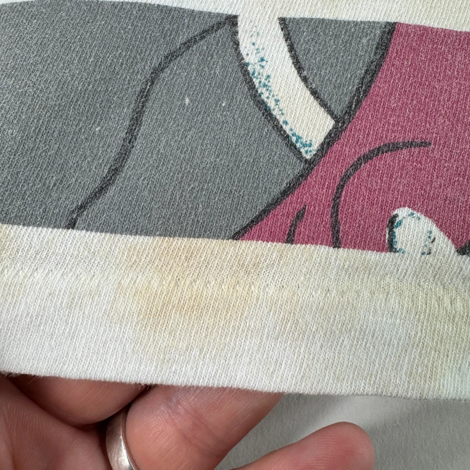 Vintage 80s 90s Pablo Picasso T Shirt A Flower Woman Femme A La Fluer White XL - Image 3 of 4