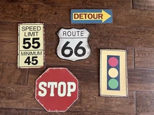 Metal Traffic Sign Collection