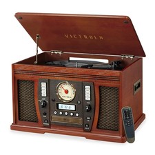 Aviator Signature Record Player - Mahogany - Factory Direct