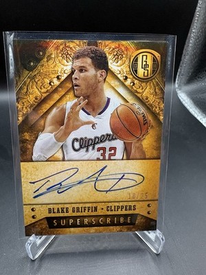 2013-14 Panini Gold Standard - Superscribe Blake Griffin #17 /25 (AU)