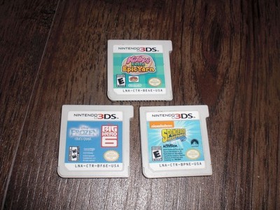 Kirby's Extra Epic Yarn SpongeBob HeroPants Disney 2 Pack Frozen 4 Nintendo 3DS