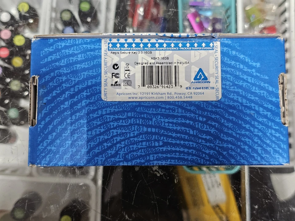 Apricorn 16GB Aegis Secure Key USB 3.0 Flash Drive Most Secure Storage Drive DOD - Image 4 of 4