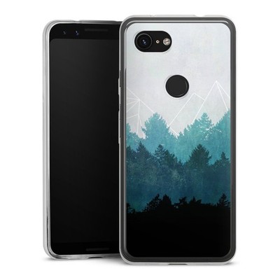 Slim Hülle für Google Pixel 3a Abstrakt Baum Wald
