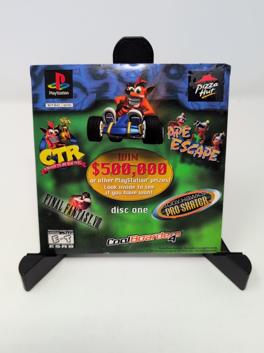 Sony PS1 Pizza Hut Demo Discs (2): CTR, Spyro, Final Fantasy VIII
