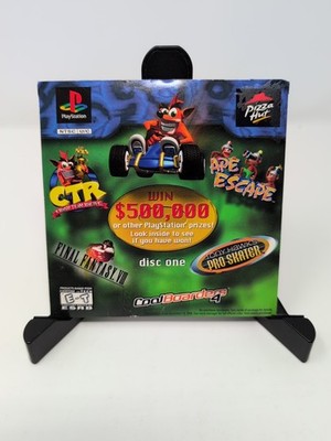 Sony PS1 Pizza Hut Demo Discs (2): CTR, Spyro, Final Fantasy VIII
