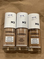 Lot Of 3 Covergirl Trublend Hydrating Natural Finish Foundation M2 M3 M6
