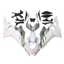 Gloss White Silver ABS Injection Mold Full Fairing Kit Yamaha YZF-R6 17-21