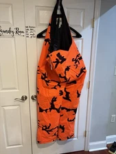 NWT Guide Gear blaze orange bib overalls 2XL waterproof coated