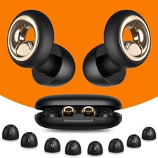 Ear Plugs for Sleeping, 45dB Silicone Ear Plugs for Noise Reduction, Reusable Sl