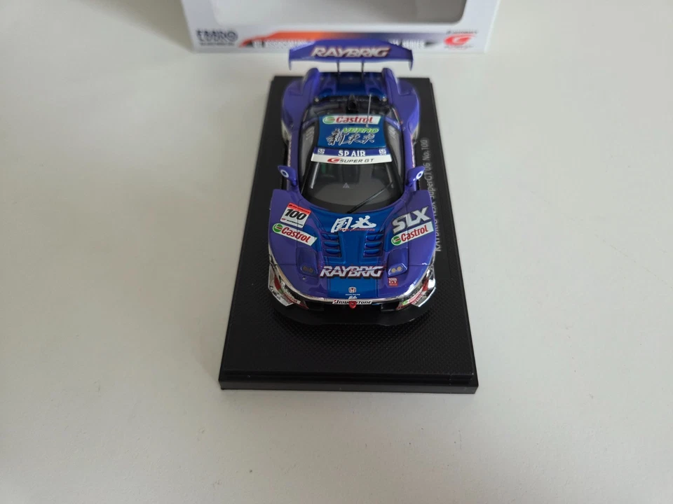 Ebbro 1/43 Raybrig Honda NSX Hosokawa/Philippe - #100 Super GT 2006 - 43802 - Immagine 2 di 4