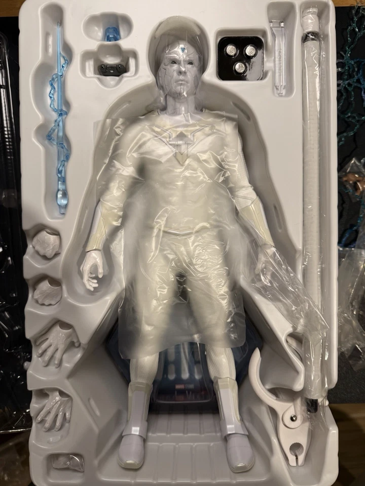 Hot Toys TMS037 Vision WandaVision 1/6 Scale Figure Complete Boxed Marvel - Photo 1/1