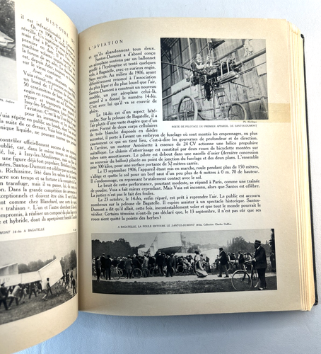Chambe René: Histoire de l'aviation, Relié 1948 Flammarion - 800 héliogravures - Zdjęcie 15 z 19