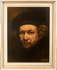 N.K. NIELSEN! REMBRANDT SELFPORTRAIT