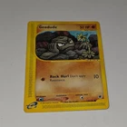 Pokemon Geodude 110/165 Expedition Base Set e-Reader Common 2002 WOTC Card
