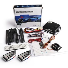 Keyless Entry Engine Start Alarm System Push Button Remote Starter Stop Car Us
