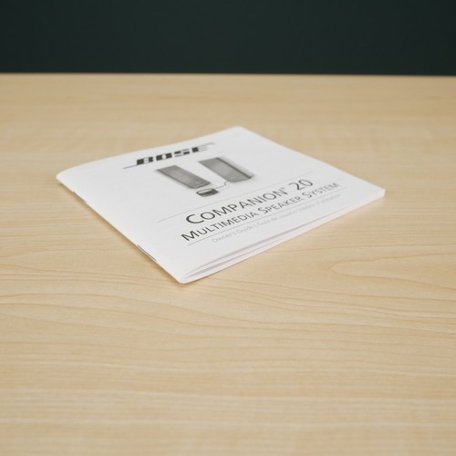 BOSE COMPANION 20 Multimedia LAUTSPRECHERSYSTEM BETRIEBSANLEITUNG HANDBUCH - Bild 3 von 4