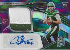 2020 Panini Spectra Neon Marble #237 James Morgan Auto Patch /4 - FB