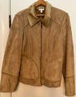 Charter Club Faux Suede Jacket With Faux Fur Lining & Collar, Large — photo 1