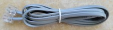 RJ-11 Phone and Fax Cable, 6 Feet